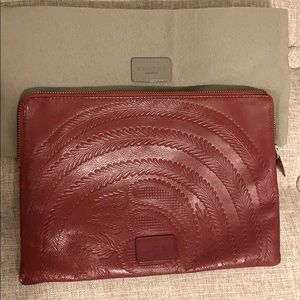 Radley London Red Leather Wallet Clutch